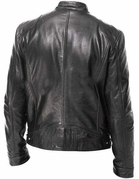 Men's Slim Leather Jacket