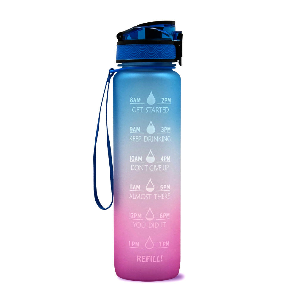 Water Bottle With Time Marker