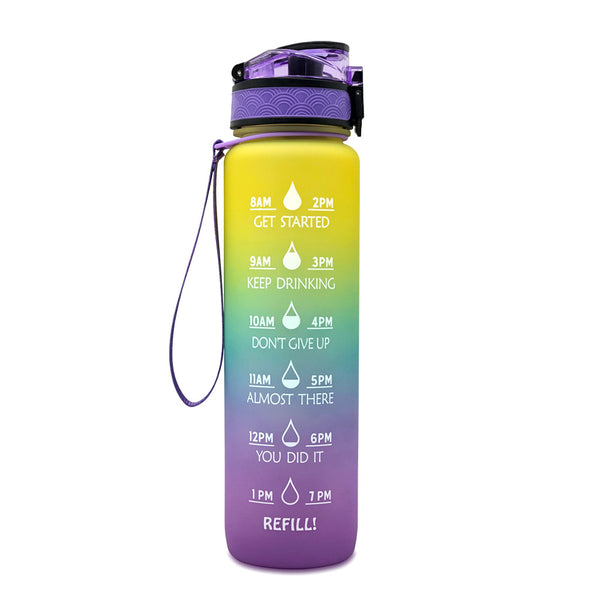 Water Bottle With Time Marker