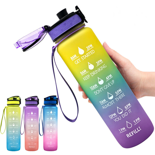 Water Bottle With Time Marker