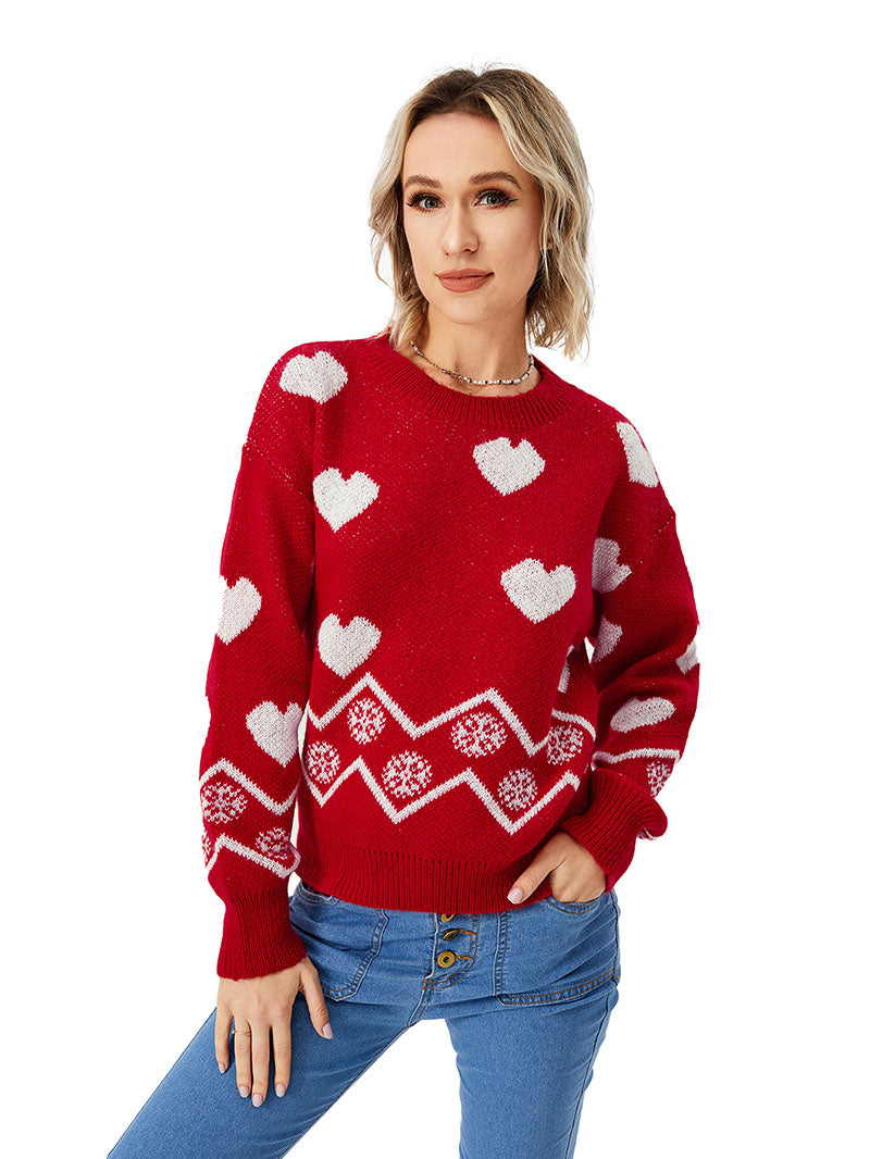 Women's Heart Shape Sweater