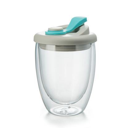 Glass Mug with Lid