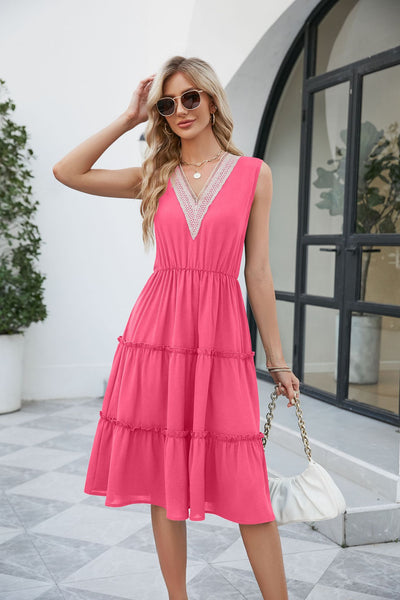 V-neck Women Dress