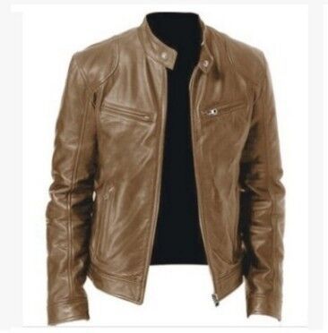 Men's Slim Leather Jacket