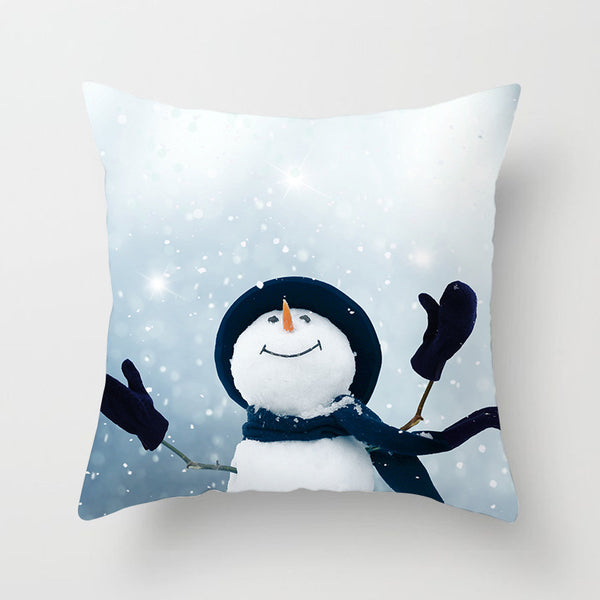 Snowman Christmas Pillow Cover
