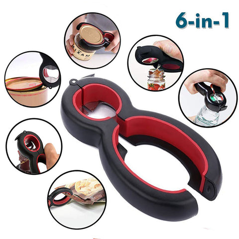 6-in-1 Multi-Function Can Opener