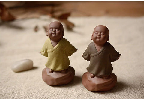 Handmade Porcelain Little Monk Pottery