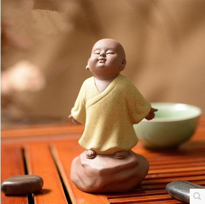 Handmade Porcelain Little Monk Pottery