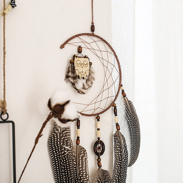 Dream Catcher Nordic Style Owl Interior Decoration