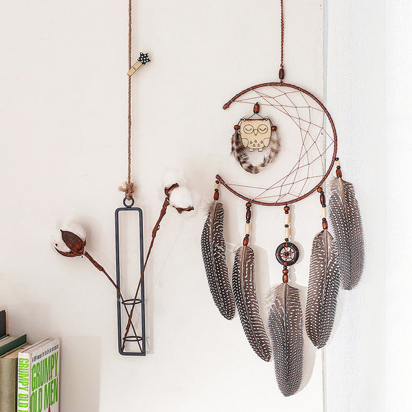 Dream Catcher Nordic Style Owl Interior Decoration