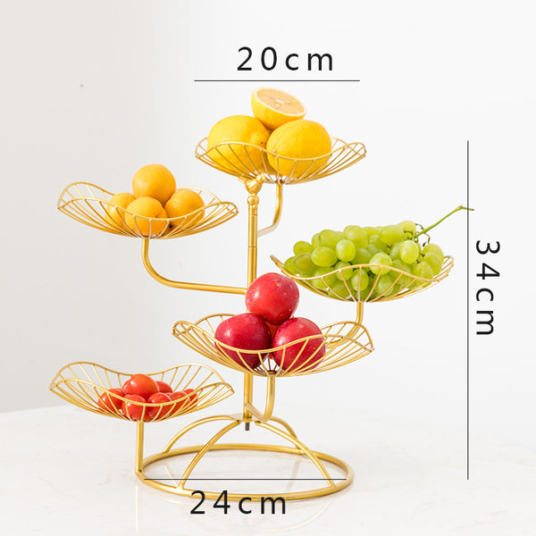 Nordic Style Five-Layer Fruit Plate