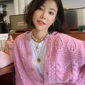 Knitted Cardigan Sweater