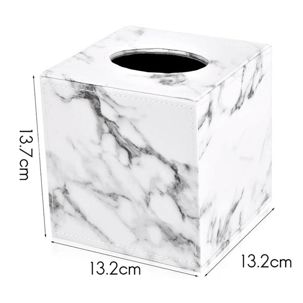 Nordic Marble Pattern Tissue Box