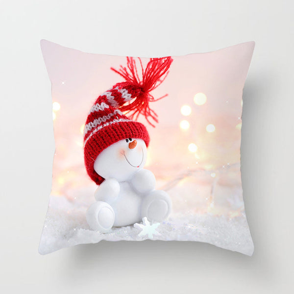 Snowman Christmas Pillow Cover