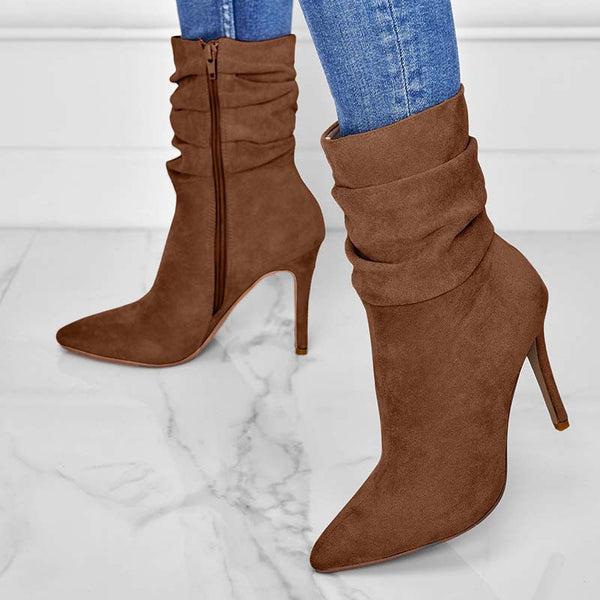 Women's Zipper Ankle Boots