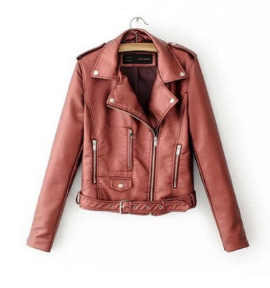 Slim Fit Leather Jacket