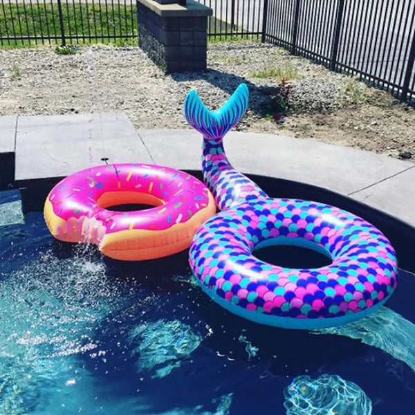 Inflatable Swimming Mermaid Ring