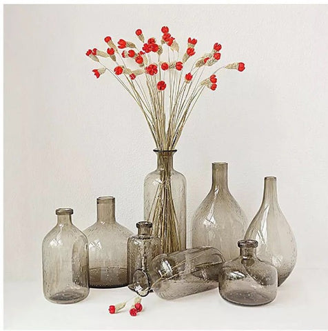 Bubble Glass Vase Home Decoration