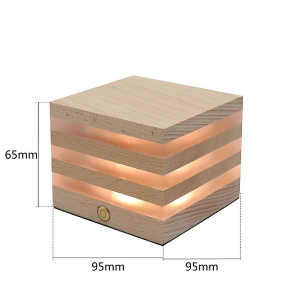 Nordic Wooden Rechargeable LED Light