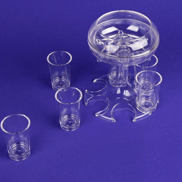 Six Shot Glass Dispenser Holder