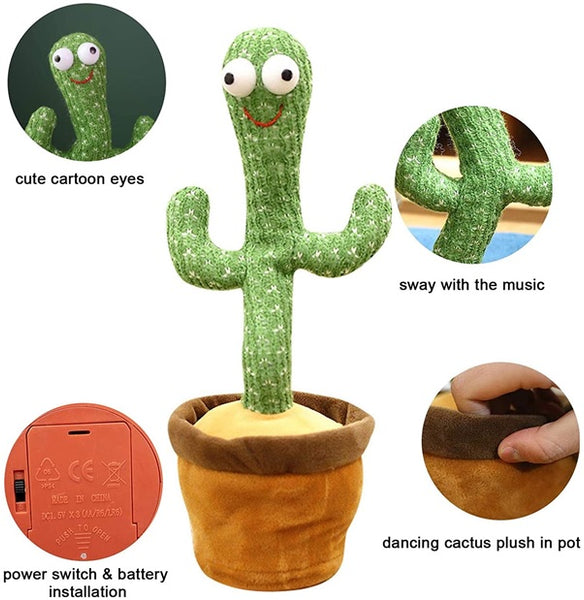 Dancing Cactus Electric Plush Toy