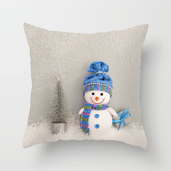 Snowman Christmas Pillow Cover