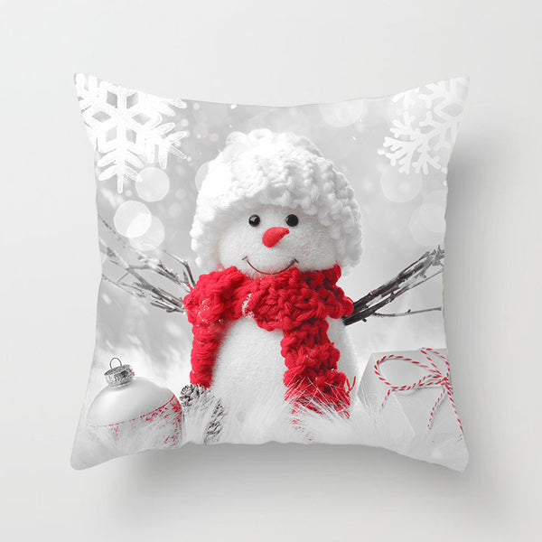 Snowman Christmas Pillow Cover