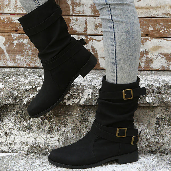 Women's Buckle Boots