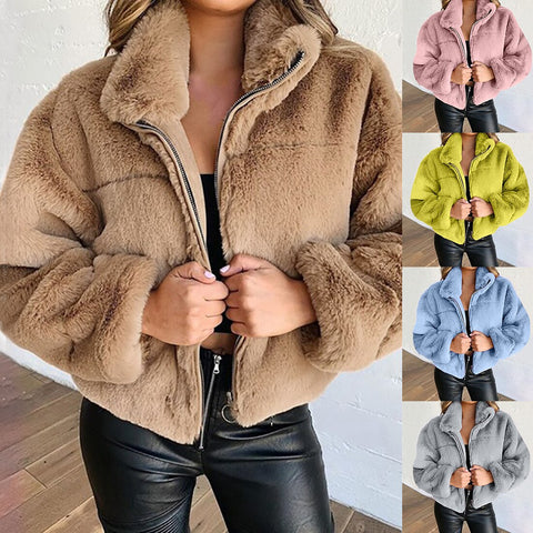 Women's Plush Short Jacket