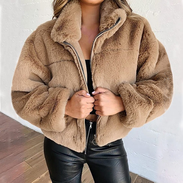 Women's Plush Short Jacket