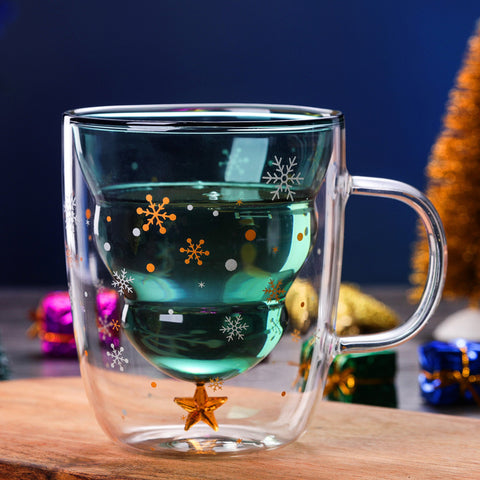 Christmas Glass Mug