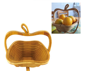 Bamboo Folding Fruit Basket