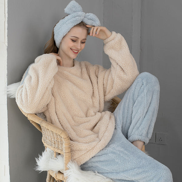 Women's Flannel Pyjamas Set