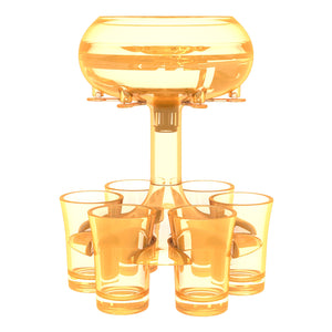 Six Shot Glass Dispenser Holder