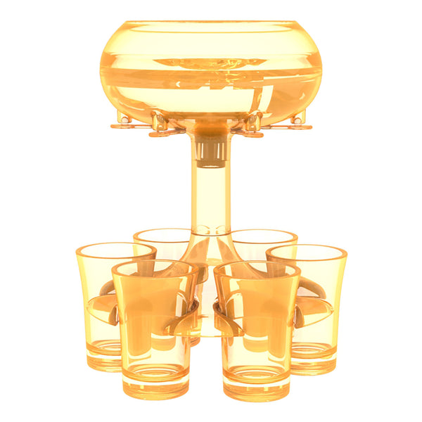 Six Shot Glass Dispenser Holder