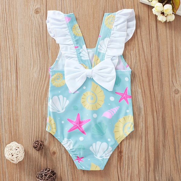 Sea Shell Print Swimsuit