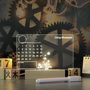 Creative Note Board With Led Light