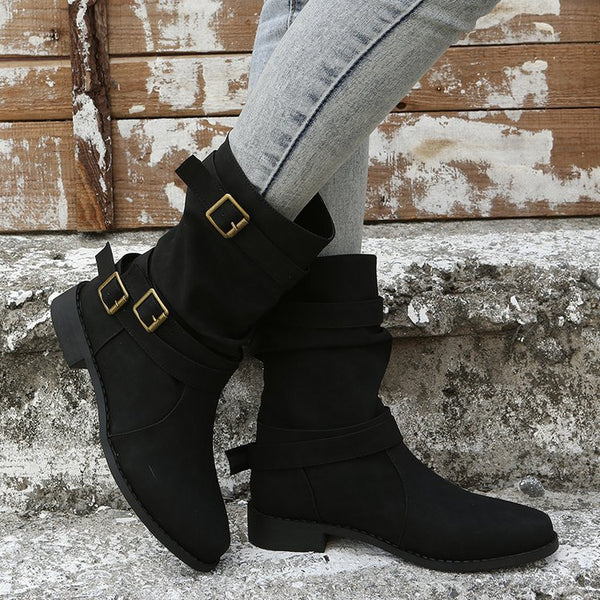 Women's Buckle Boots