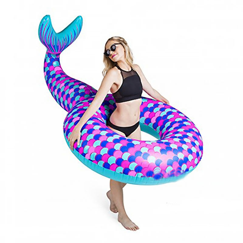 Inflatable Swimming Mermaid Ring