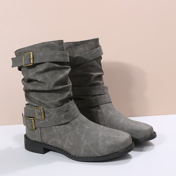 Women's Buckle Boots