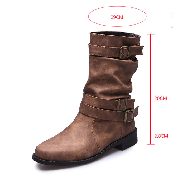 Women's Buckle Boots