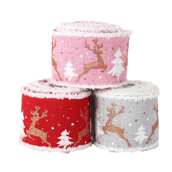 Christmas Gift Box Wrapping Ribbon