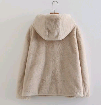 Fur Hooded Coat