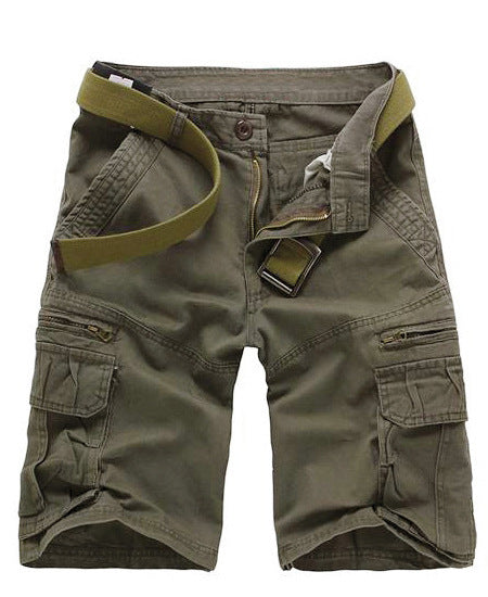 Multi Pocket Cargo Shorts