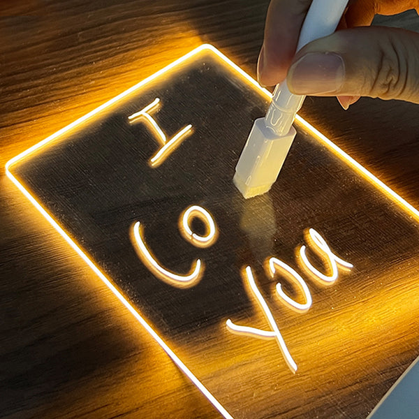 Creative Note Board With Led Light