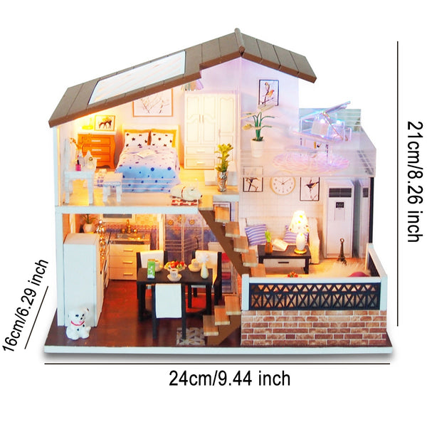 Wooden DIY Dollhouse