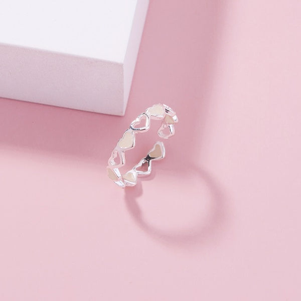 Glow-In-The-Dark Heart Shape Ring