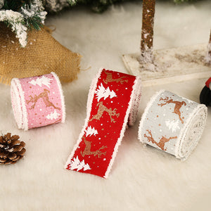 Christmas Gift Box Wrapping Ribbon