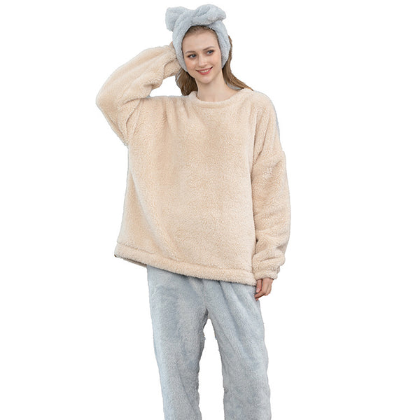 Women's Flannel Pyjamas Set