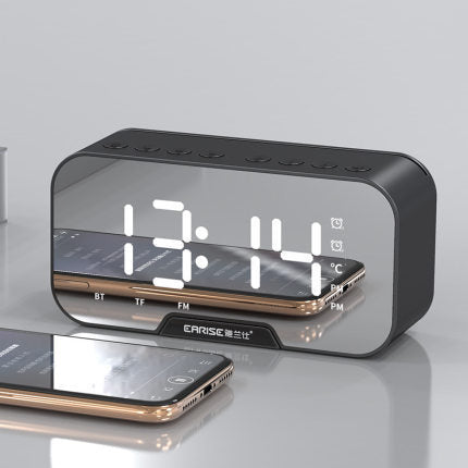 Wireless Alarm Clock with Bluetooth Speaker